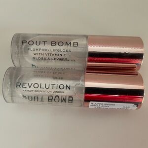 Revolution Pout Bomb Lip Gloss x 2